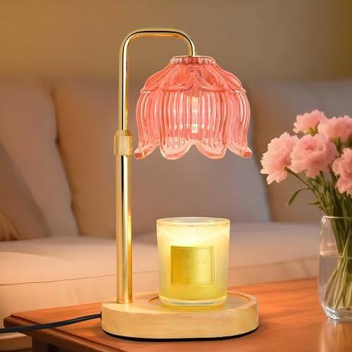 XJZJY Pink Lotus Flower Candle Warmer Lamp — photo 2 of 14