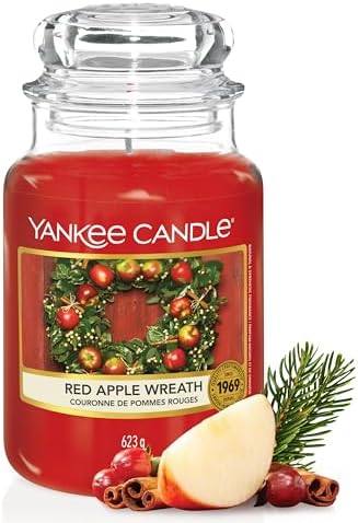Yankee Candle Red Apple Wreath Large Jar Candle — photo 2 of 18