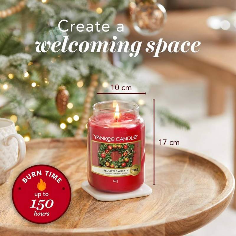 Yankee Candle Red Apple Wreath Large Jar Candle — photo 11 of 18
