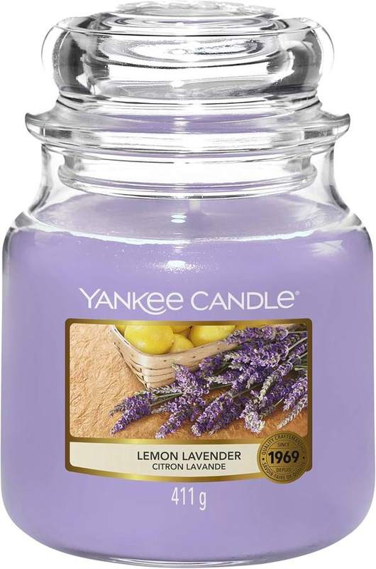 Yankee Candle Lemon Lavender Medium Jar Candle — jar scented candle