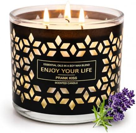 YINUO LIGHT Lavender 3-Wick Candle, 415 g — photo 2 of 16