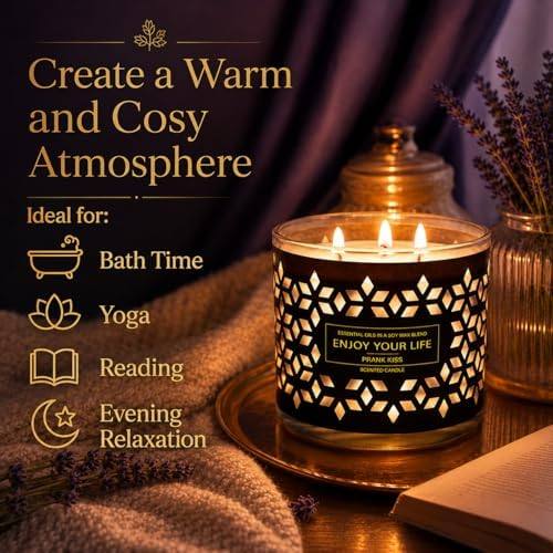 YINUO LIGHT Lavender 3-Wick Candle, 415 g — photo 8 of 16
