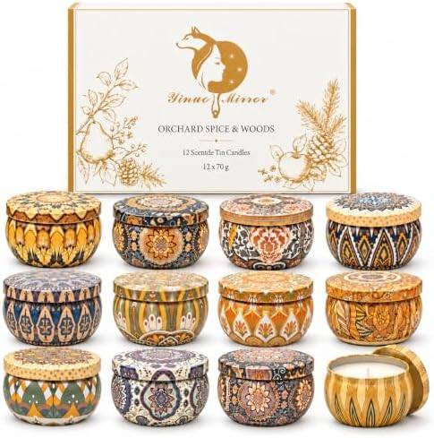 Yinuo Mirror Autumn & Winter Candle Gift Set of 12 — photo 2 of 16