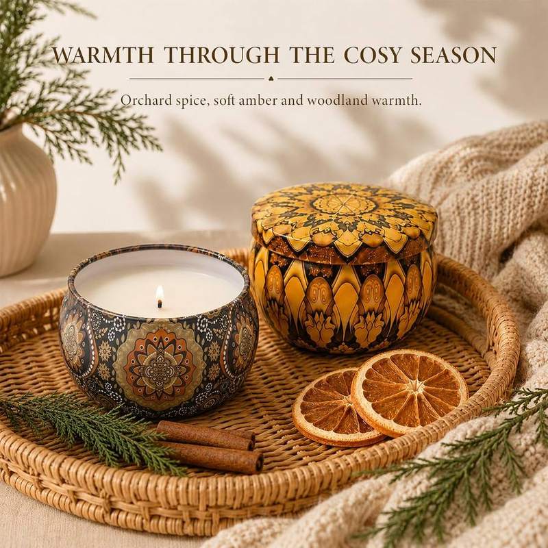 Yinuo Mirror Autumn & Winter Candle Gift Set of 12 — photo 7 of 16