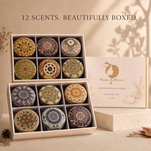 Yinuo Mirror Autumn & Winter Candle Gift Set of 12 — photo 10 of 16