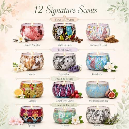 Yinuo Mirror Scented Candle Gift Set of 12 — photo 4 of 18