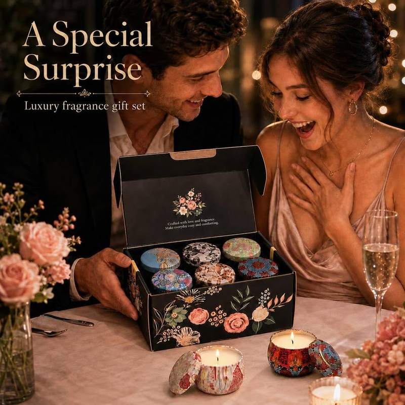 Yinuo Mirror Scented Candle Gift Set of 12 — photo 7 of 18