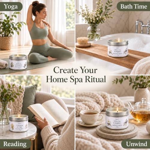 YMing Bergamot, Eucalyptus and Rosemary Scented Candle Gift Set of 3 — photo 12 of 18