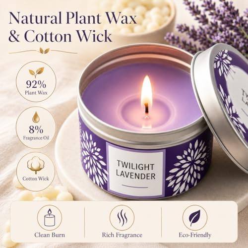 YMing Lavender, Orange Blossom & Rose Teakwood Candle Gift Set of 3 — photo 6 of 18